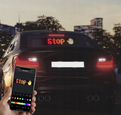 RGB LED Panelė Automobiliams, Sunkvežimiams, TIR Reklamai – 102x348mm