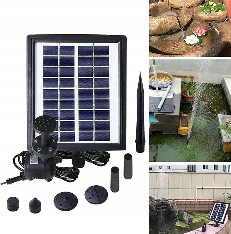 Saulės fontanas su filtru tvenkiniui – nuotrauka 8