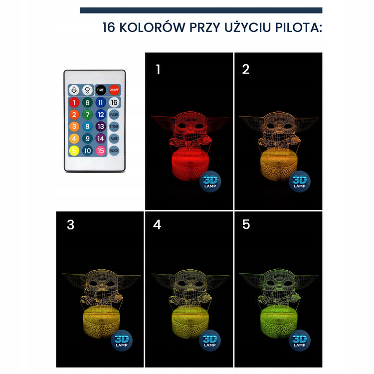 3D naktinė lempa „Galaktika“