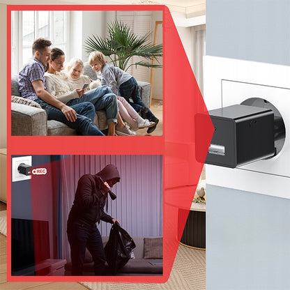 Mini slapta kamera USB įkroviklyje su WiFi
