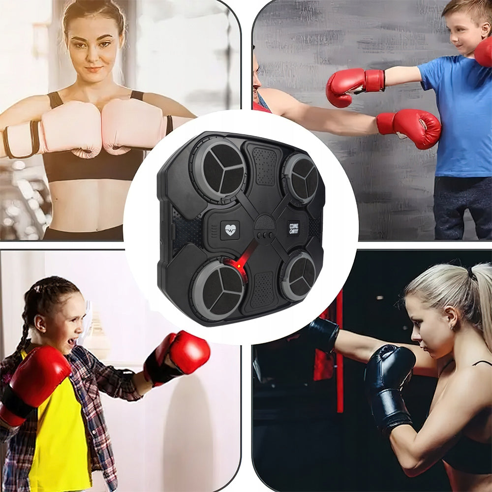 Bluetooth bokso treniruoklis su pirštinėmis ir greičio reguliavimu vaikams
