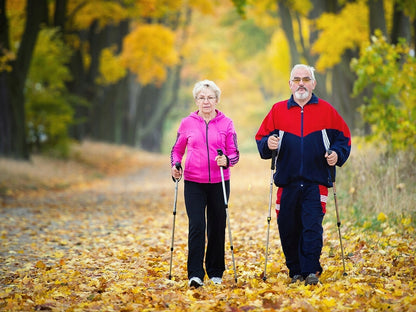 Šiaurietiškos ėjimo lazdos Nordic Walking 135 cm