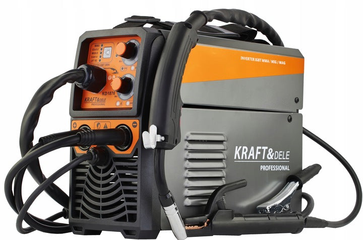 Suvirinimo aparatas „Kraft&Dele KD1876“, MIG/MAG, MMA, TIG, FLUX, iki 200 A