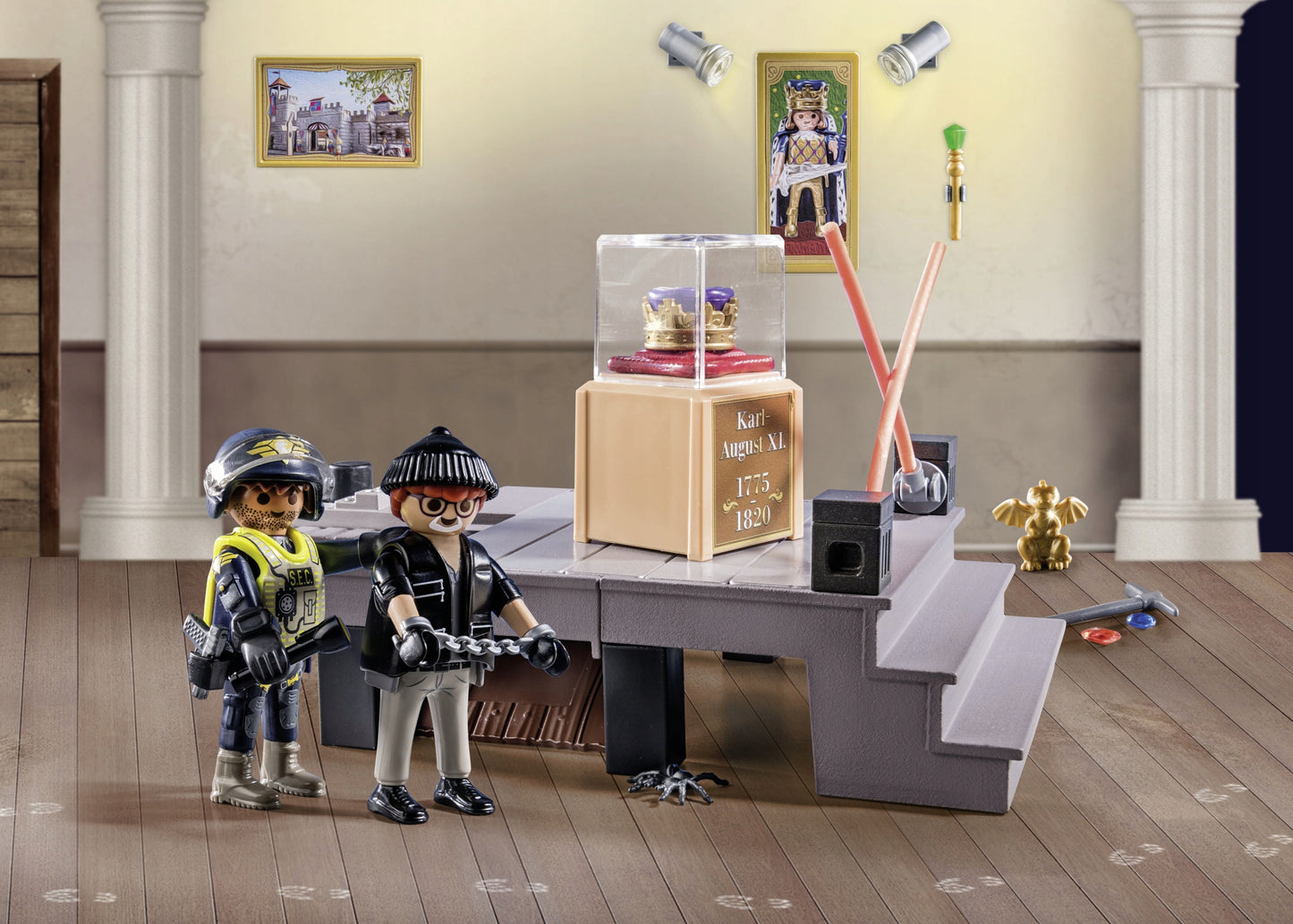 Playmobil Advento Kalendorius Policija: Vagystė Muziejuje 71347