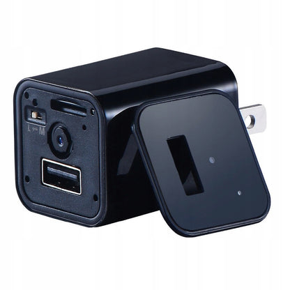 USB įkroviklis su paslėpta slapta kamera – mini stebėjimo prietaisas