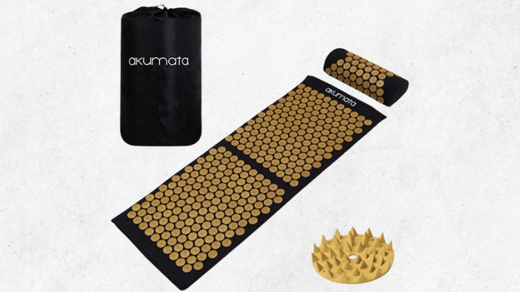 Akupresūros kilimėlis su pagalve „Akumata Gold“