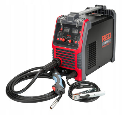 Pusiau automatinis suvirinimo aparatas MIG/MAG, MMA, TIG RED TECHNIC 30-250 A 230 V