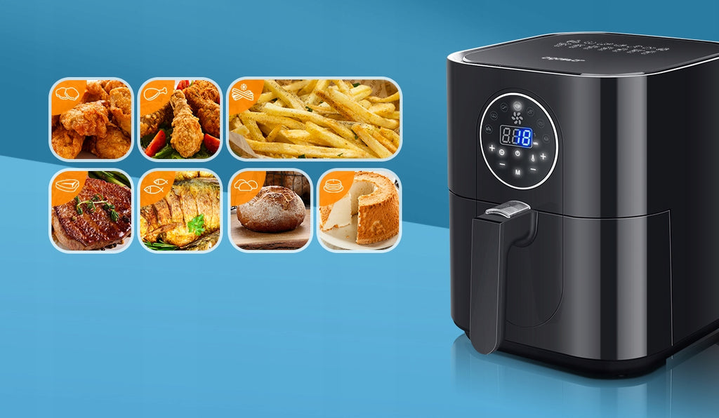 Karšto oro gruzdintuvė Aigostar Fat-Free Air Fryer 3.5L 1500W