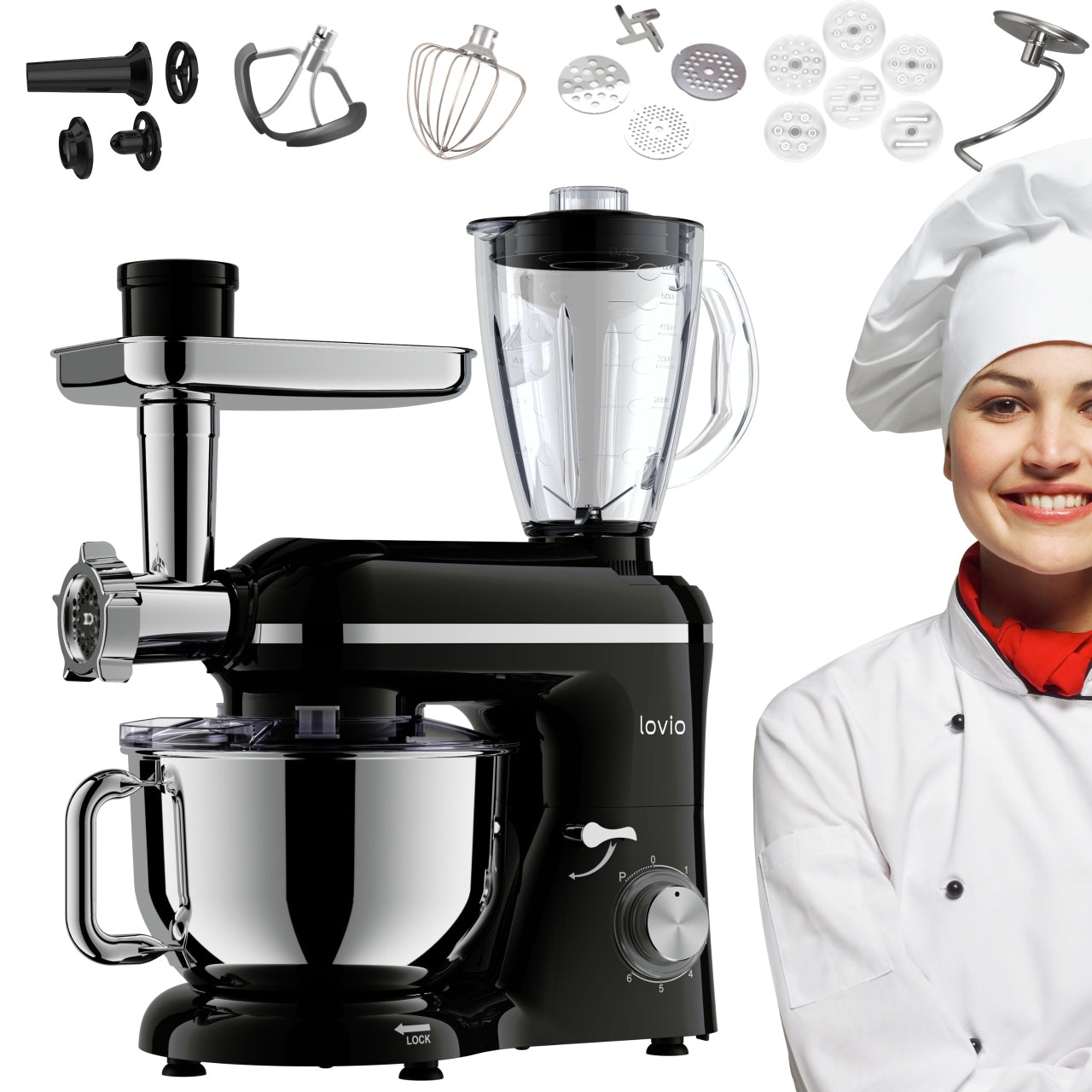 Lovio ChefAssistant virtuvinis kombainas