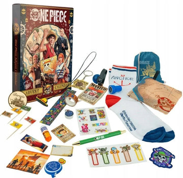 ONE PIECE advento kalendorius – riboto leidimo kolekcinis rinkinys anime gerbėjams