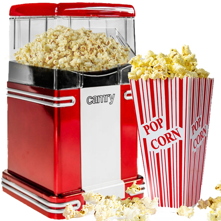 Kukurūzų spragėsių (popcorn) gaminimo aparatas Camry CR 4480, raudonas, 1200 W