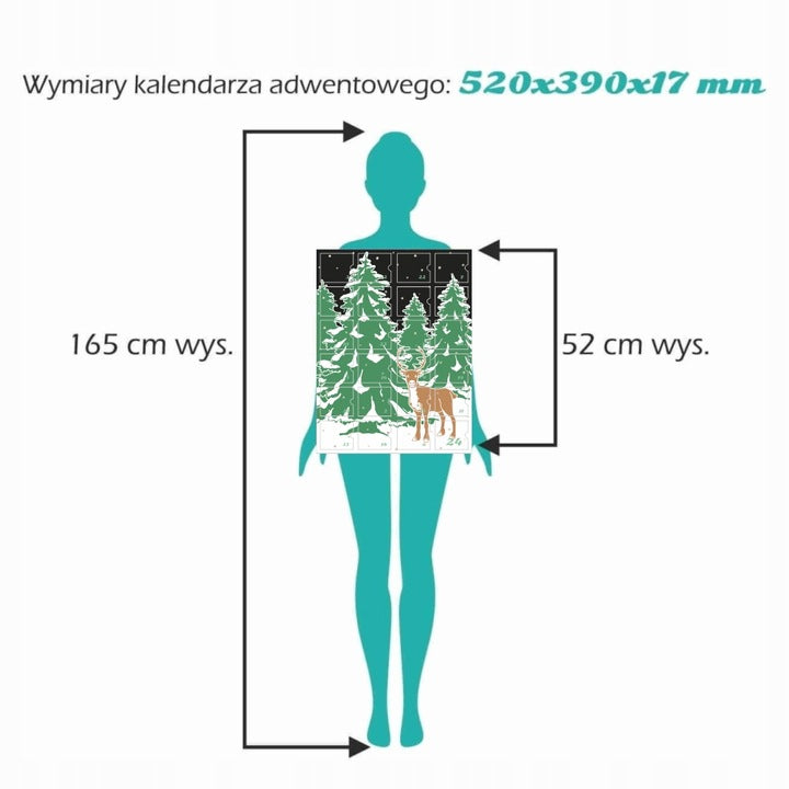 Advento kalendorius su Premium kava ir arbata – 24 skirtingi skoniai 2024