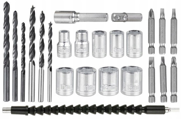 Smūginis gręžtuvas-suktuvas „Toolme TM030“, 2 akum. – nuotrauka 4