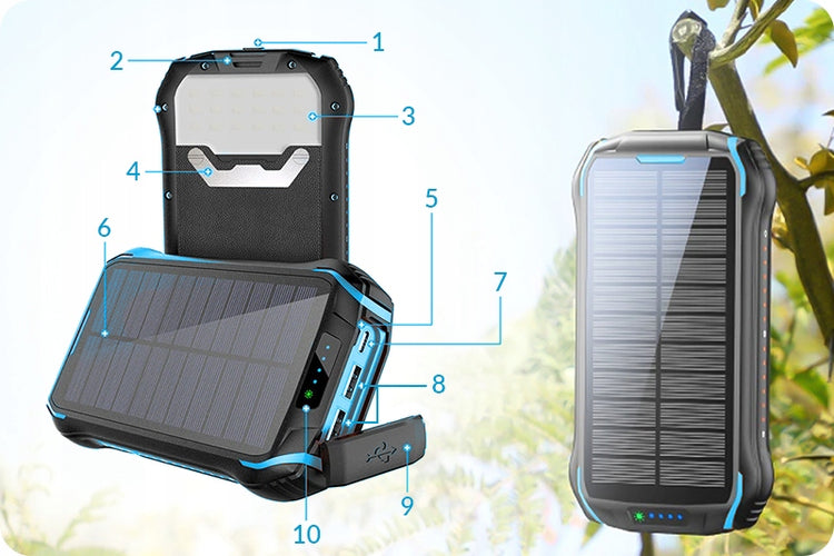 Išorinis akumuliatorius „Webski“, 33500 mAh