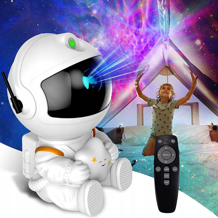 Žvaigždžių projektorius „Astronautas“ su pultu – nuotrauka 9