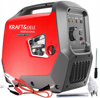 Nešiojamas Generatorius 2500W 230V su Vario Prąndinicia ir AVR – KRAFT & DELE Professional™ KD697