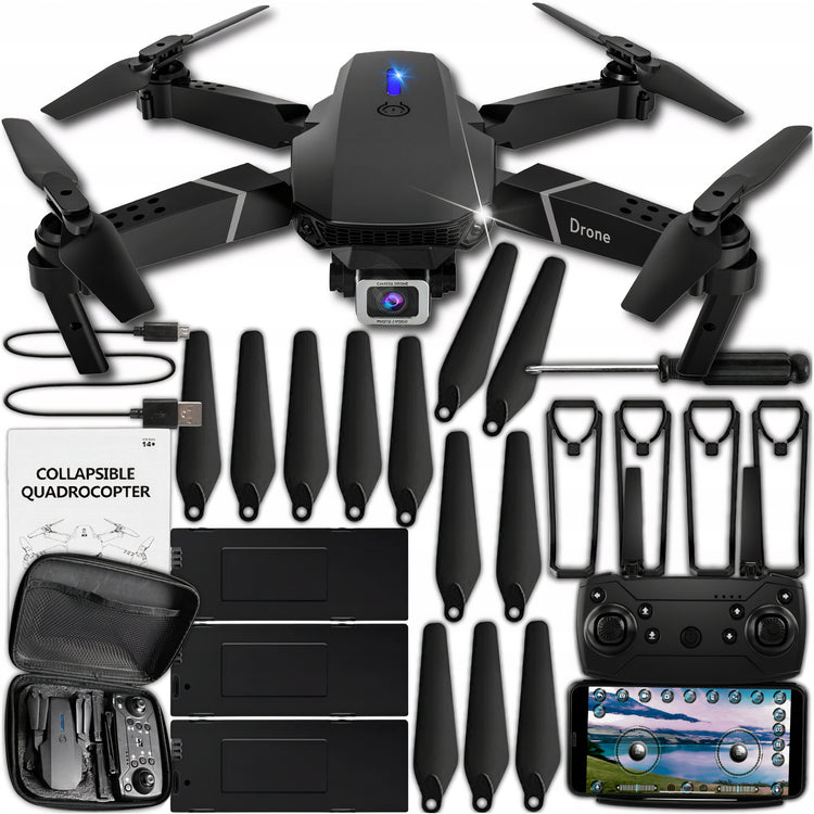 Dronas „E95 Pro“ su 2 Wi-Fi kameromis