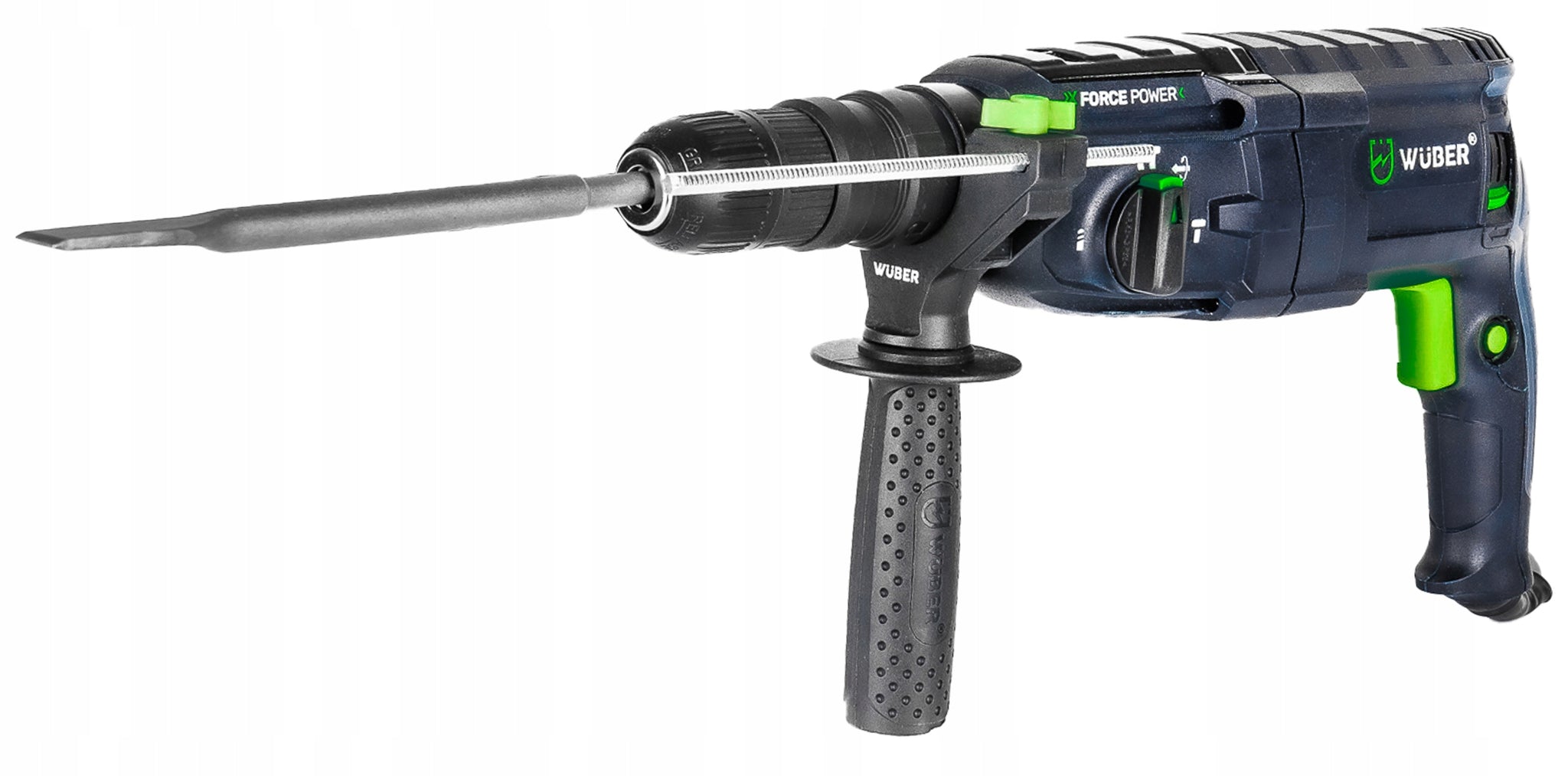 Perforatorius su SDS+ ir savaime užveržiančiu griebtuvu WUBER 2500W