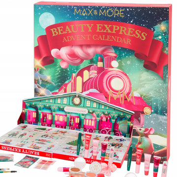 Advento kalendorius Max & More 2025 – riboto leidimo grožio kosmetikos rinkinys „Little X-Mas Wonder“ (24 staigmenos)