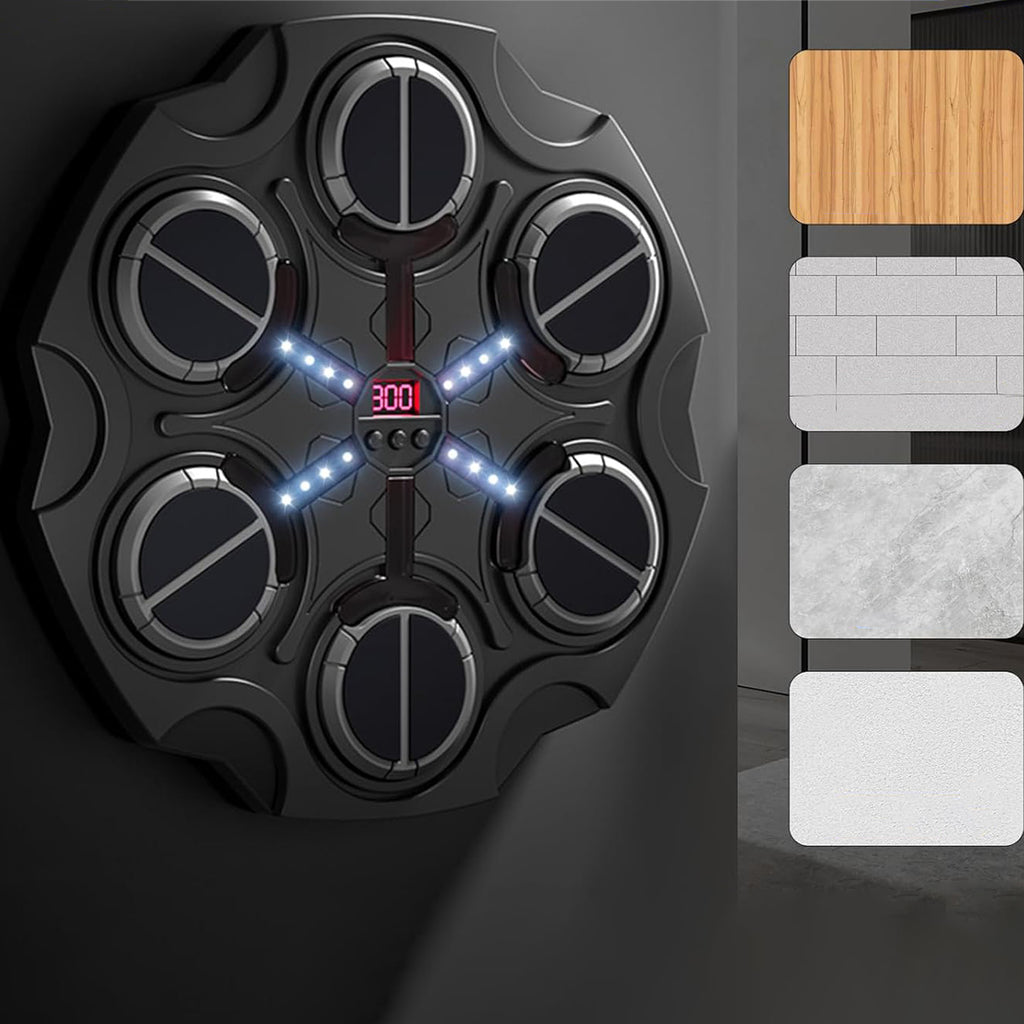Interaktyvus bokso treniruočių žaidimas su Bluetooth ir apšvietimu