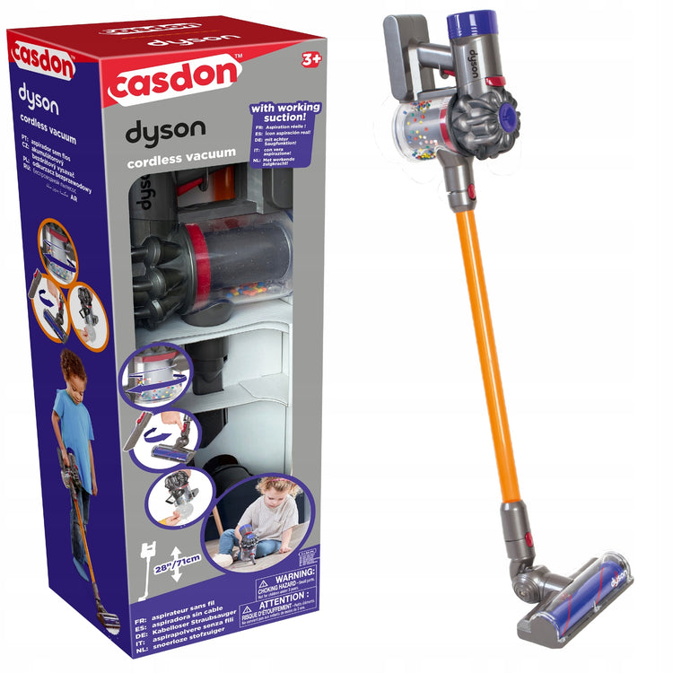 Žaislinis belaidis dulkių siurblys „Dyson“