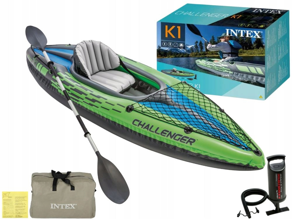 Pripučiama vienvietė baidarė – Intex Challenger K1