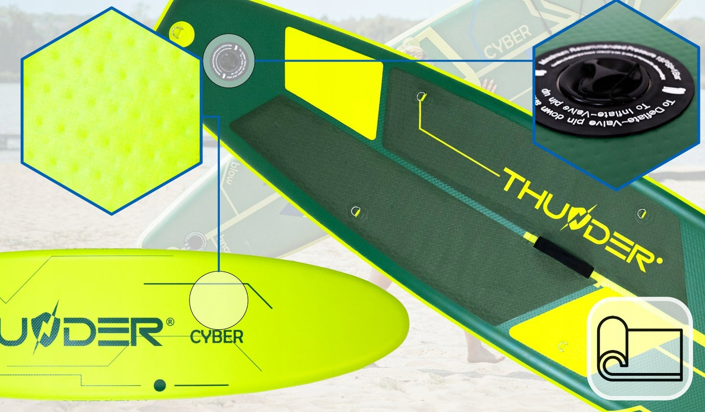 Irklentė su priedais Thunder CYBER SUP 320 cm