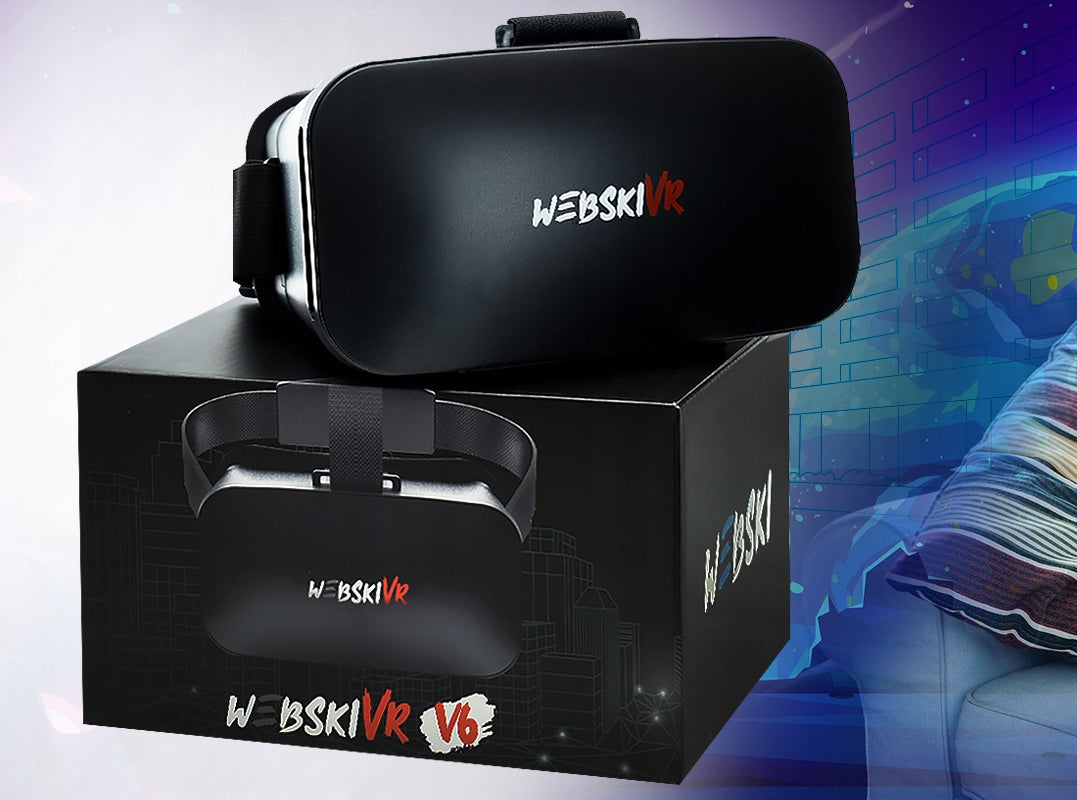 VR V6 PREMIUM 3D akiniai vaikams ir suaugusiems – pasinerkite į virtualų pasaulį!