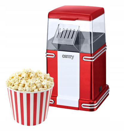 Kukurūzų spragėsių (popcorn) gaminimo aparatas Camry CR 4480, raudonas, 1200 W