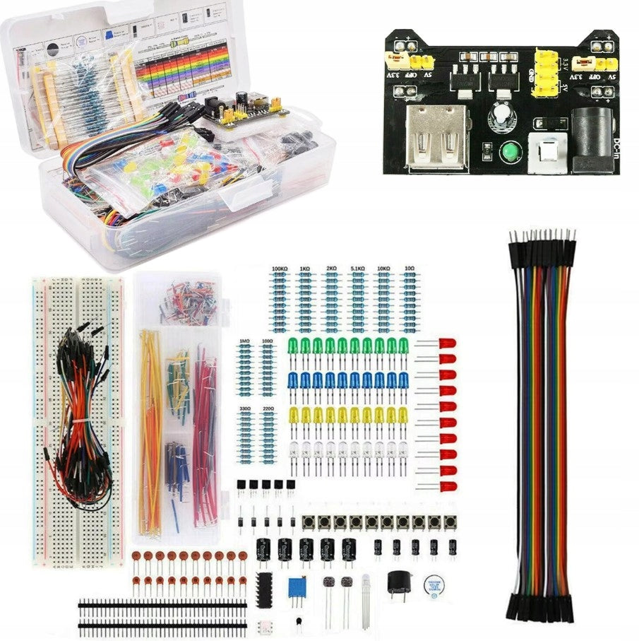 Arduino Uno R3 Starter Kit XXL – Elektronikos ir Programavimo Mokymosi Rinkinys su 370 Elementų