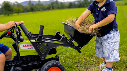 Vaikiškas minamas traktorius su priekaba - Falk Claas Tractor Home Garden Yard Pulls