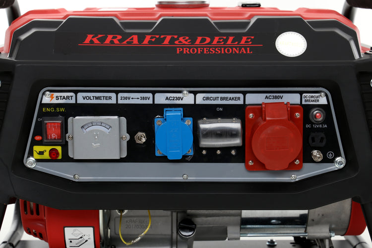 Trifazis generatorius „Kraft&Dele KD137“, 2,8 kW – nuotrauka 15