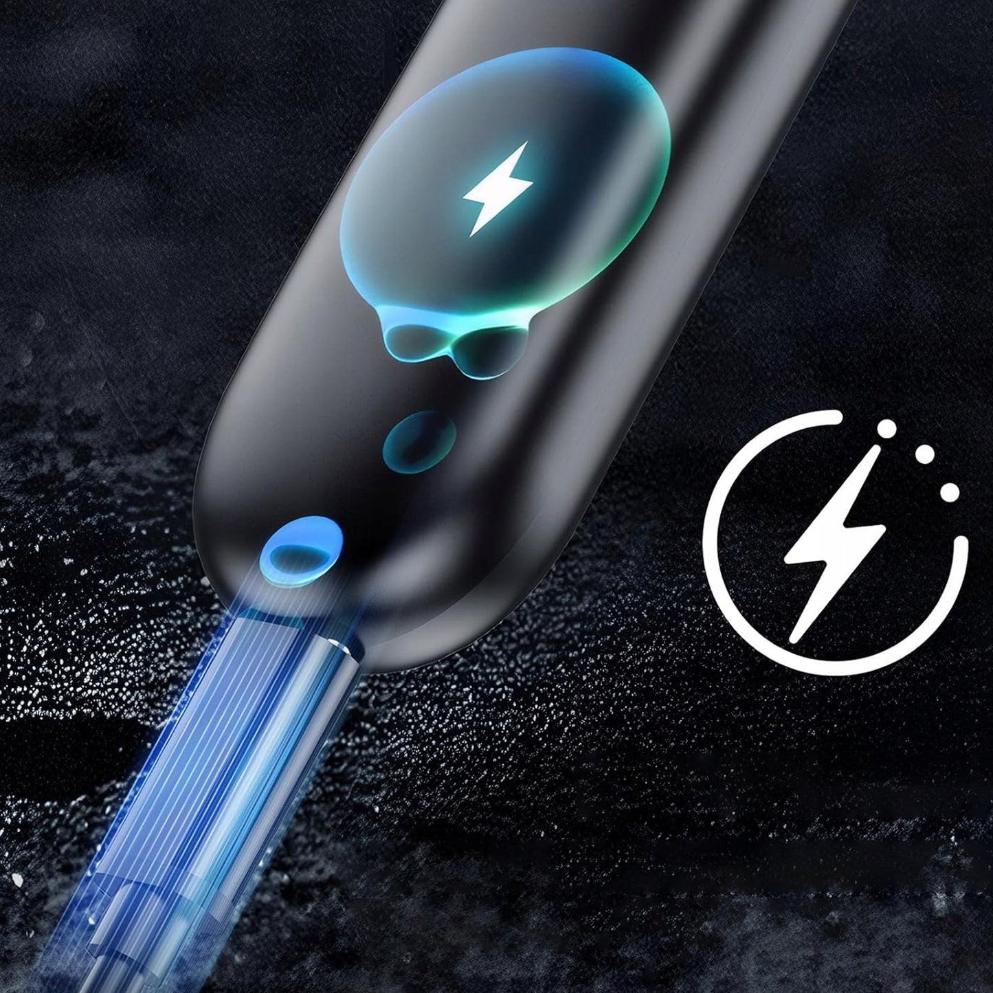 Bekontaktis elektroninis alkotesteris – kompaktiškas, tikslus ir įkraunamas (200 mAh)