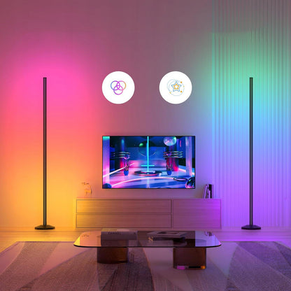 RGB LED kampinė lempa su nuotolinio valdymo pultu ir muzikos funkcija