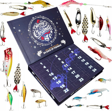 Advento kalendorius žvejui – 24 masalai, dovana vyrui 2025 metams