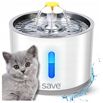 Automatinė vandens gertuvė šunims ir katėms – 2,4 L su filtru ir tyliai veikiančiu siurbliu
