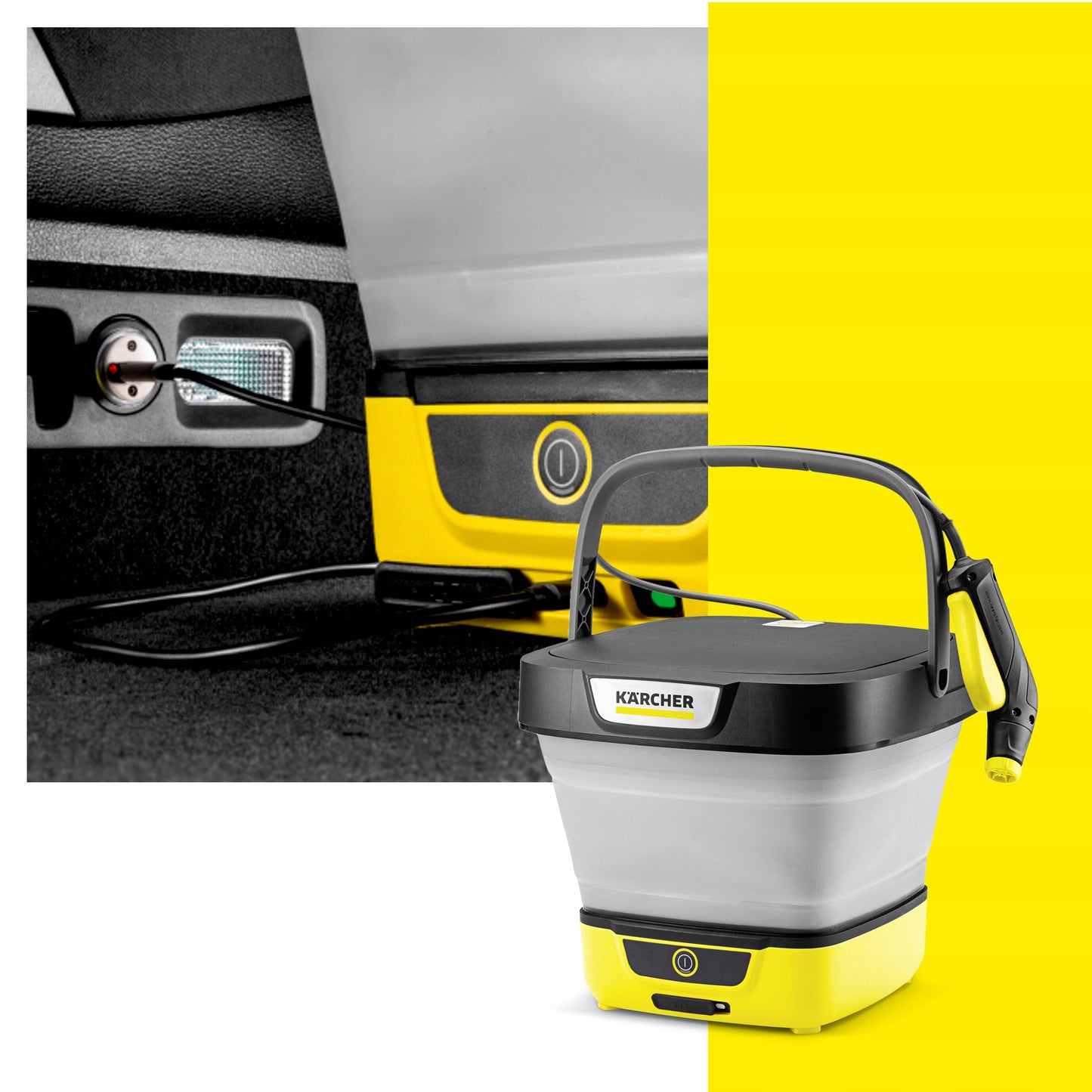 Nešiojamas sulankstomas akumuliatorinis plovimo įrenginys Karcher OC 3 Foldable