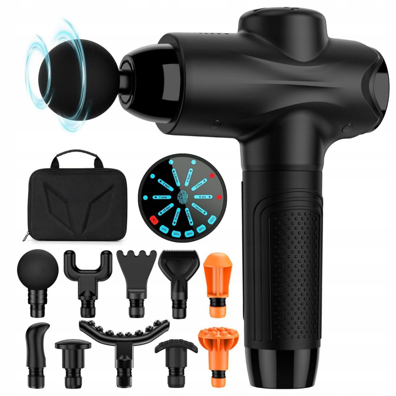 Masažuoklis „Herz Medical“ – galingas masažo pistoletas nugarai, kojoms ir visam kūnui