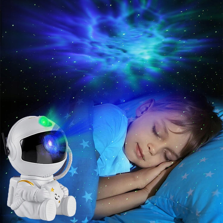 Žvaigždžių projektorius „Astronautas“ su pultu – nuotrauka 10