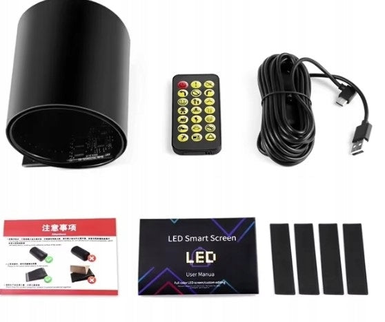 RGB LED Panelė Automobiliams, Sunkvežimiams, TIR Reklamai – 102x348mm