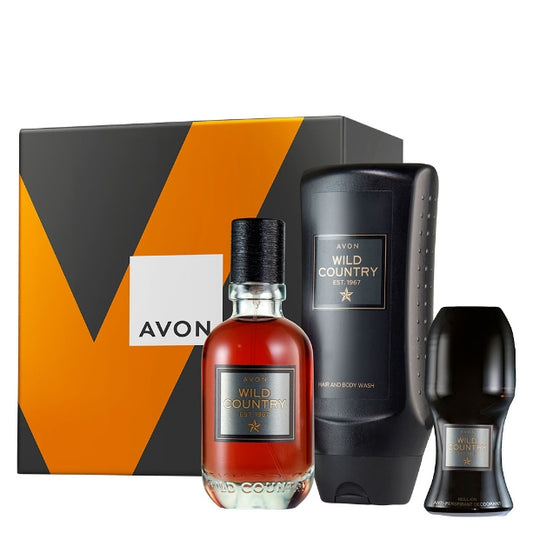 AVON Wild Country Dovanų Rinkinys Vyrui Kalėdinėje Dėžutėje