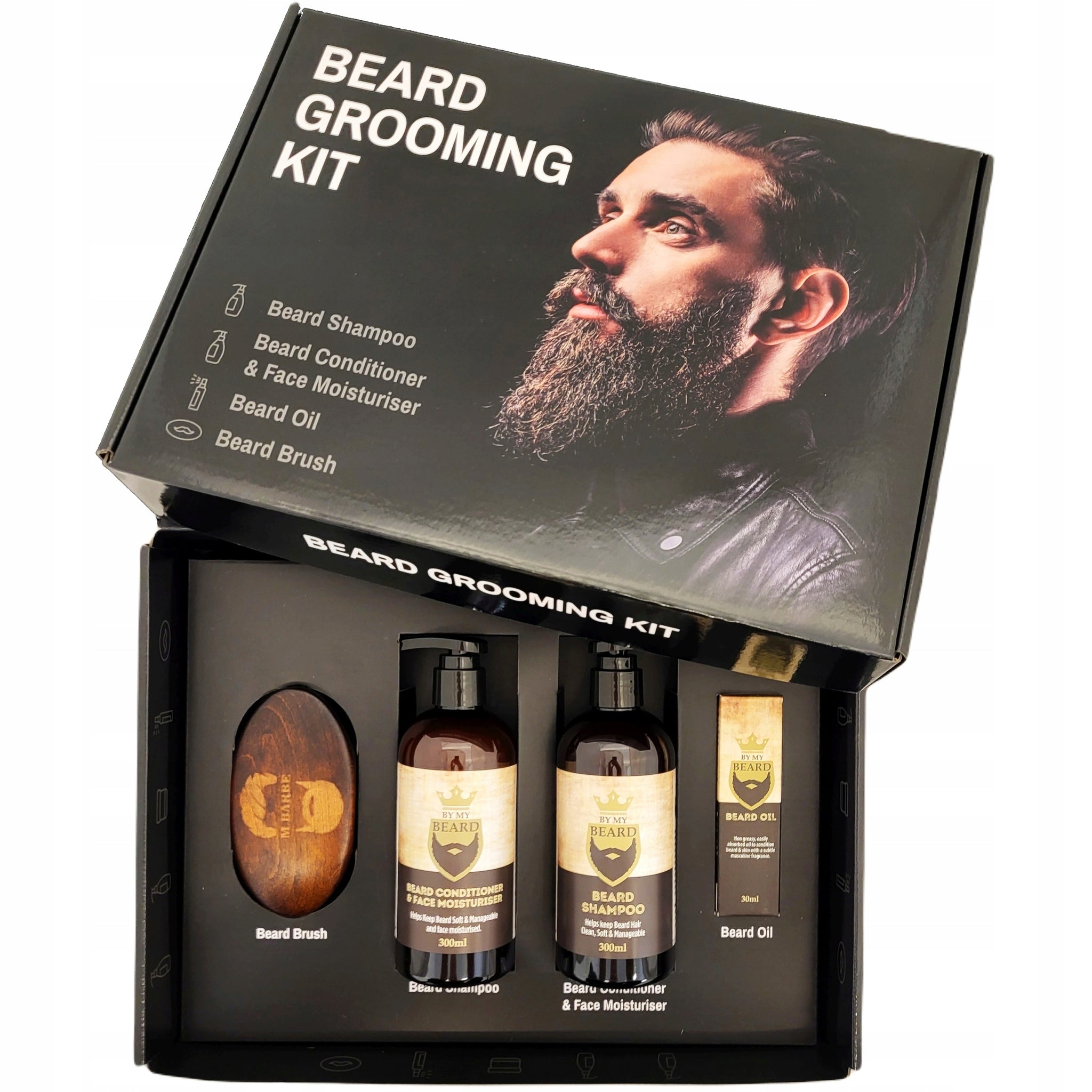 Vyriškas barzdos priežiūros rinkinys „By My Beard“ dovanoms