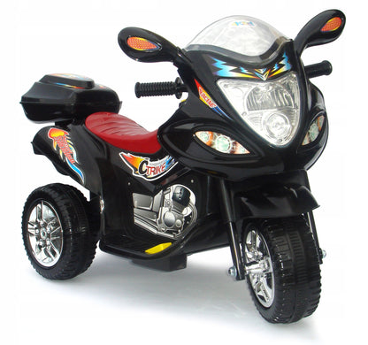 Elektrinis Vaikiškas Motociklas CYBER BLACK JOY4KiDS