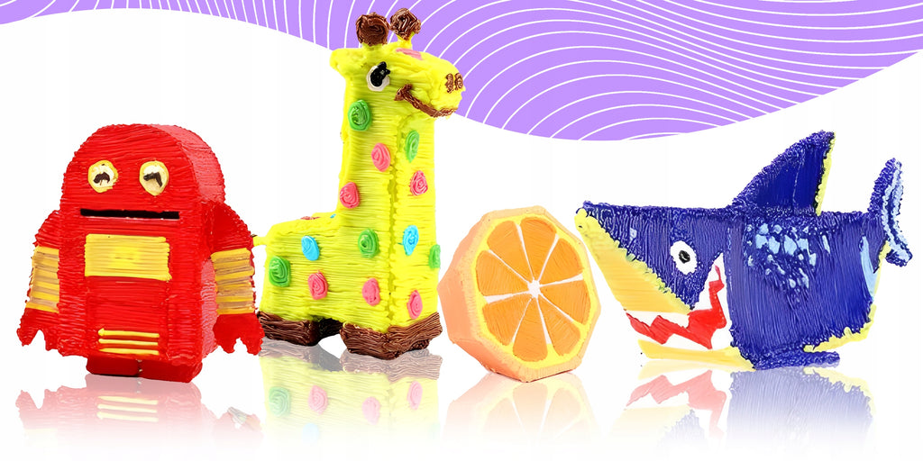 3D rašiklis vaikams PRO versija 3D Magic Printer + 300 metrų kasetės