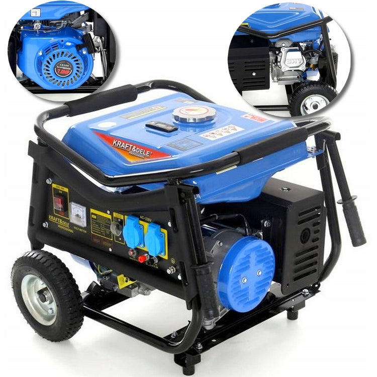 Benzininis generatorius „Kraft&Dele KD142“, 2,8 kW – nuotrauka 5