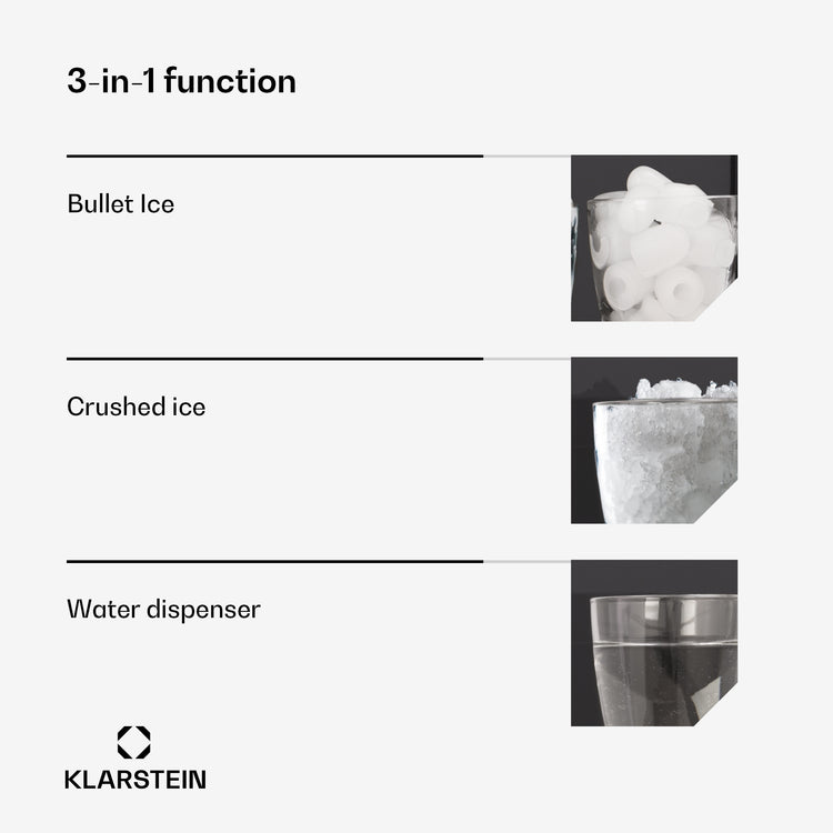 Ledukų aparatas „Klarstein ArcticBlend“, 3 viename – nuotrauka 3
