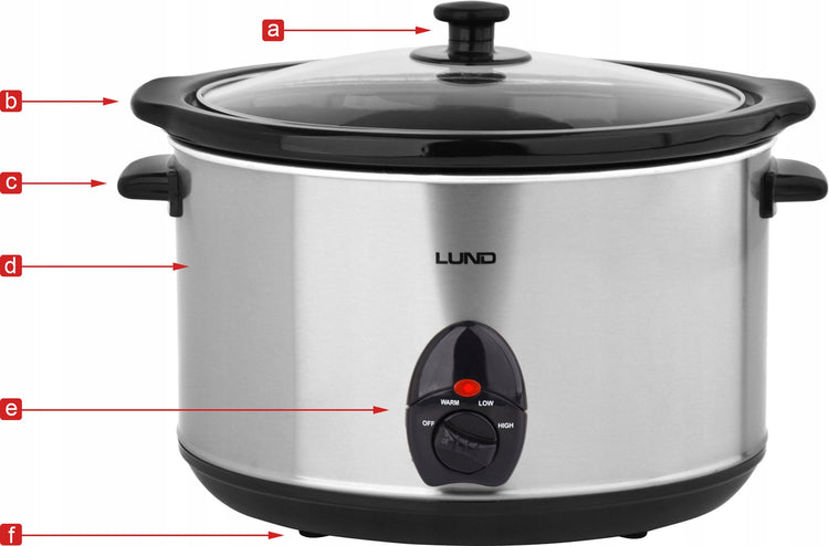 Lėto virimo puodas „Lund 67661“, 5,6 l – nuotrauka 9