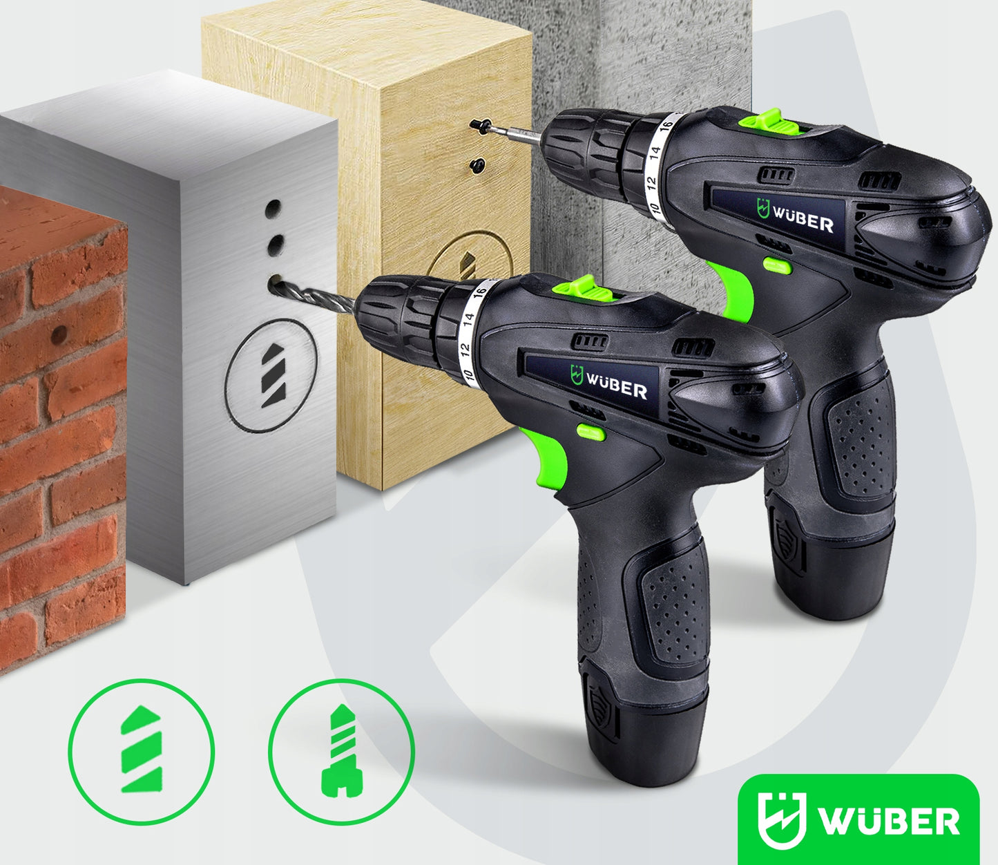 Wuber WR-CCS-21V MINI CORDLESS akumuliatorinis suktukas