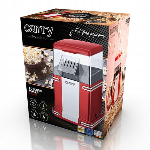 Kukurūzų spragėsių (popcorn) gaminimo aparatas Camry CR 4480, raudonas, 1200 W