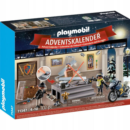 Playmobil Advento Kalendorius Policija: Vagystė Muziejuje 71347